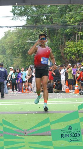 Race photo from Mangkunegaran Run 2025