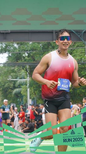 Race photo from Mangkunegaran Run 2025