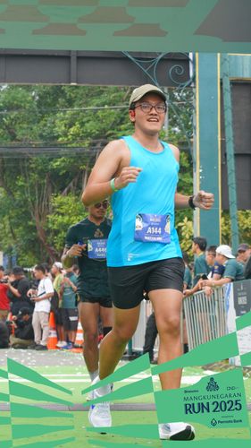 Race photo from Mangkunegaran Run 2025