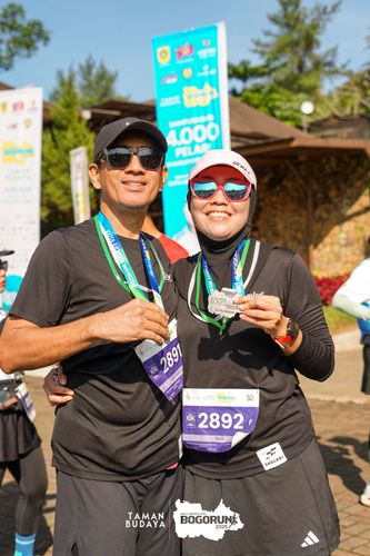 Race photo from Taman Budaya x BOGORUN 2025