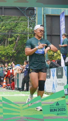 Race photo from Mangkunegaran Run 2025