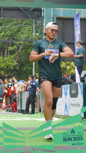 Race photo from Mangkunegaran Run 2025