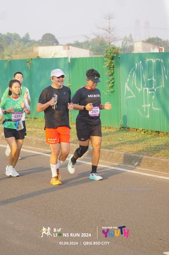 Race photo from BAF LIONS RUN 2024