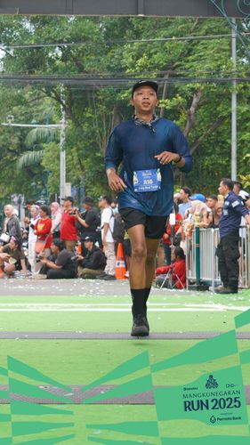 Race photo from Mangkunegaran Run 2025