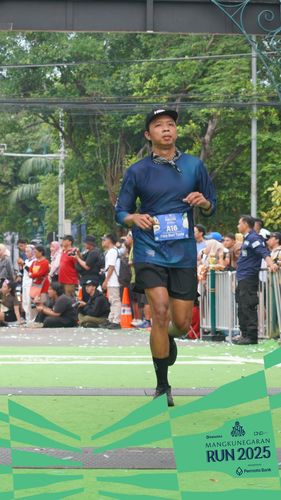Race photo from Mangkunegaran Run 2025