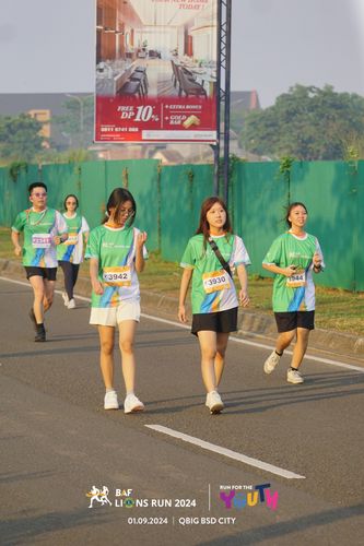 Race photo from BAF LIONS RUN 2024