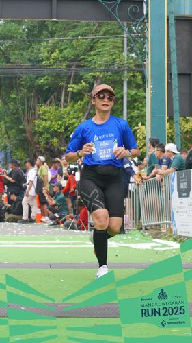 Race photo from Mangkunegaran Run 2025