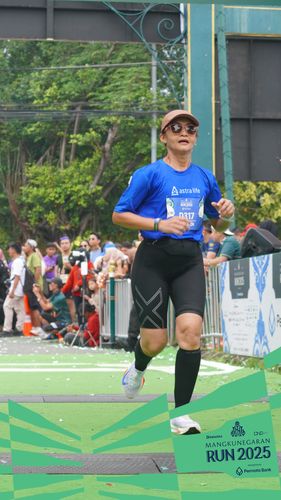 Race photo from Mangkunegaran Run 2025