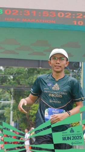 Race photo from Mangkunegaran Run 2025
