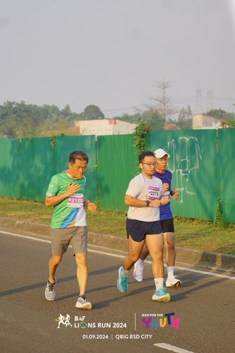 Race photo from BAF LIONS RUN 2024
