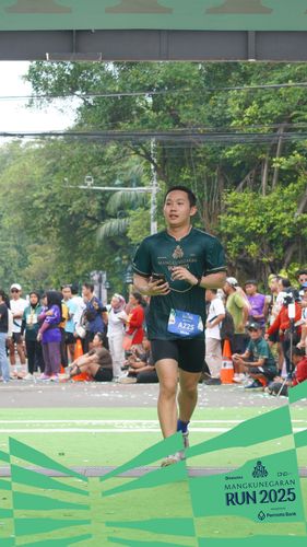Race photo from Mangkunegaran Run 2025