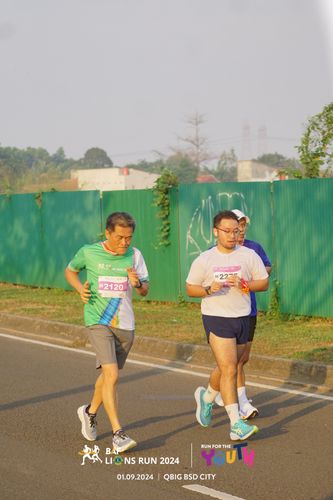 Race photo from BAF LIONS RUN 2024