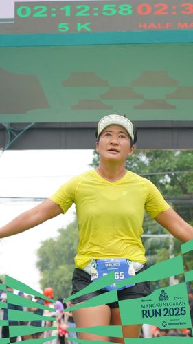Race photo from Mangkunegaran Run 2025