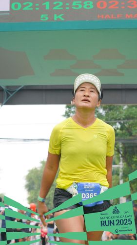 Race photo from Mangkunegaran Run 2025