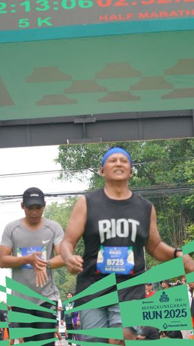 Race photo from Mangkunegaran Run 2025