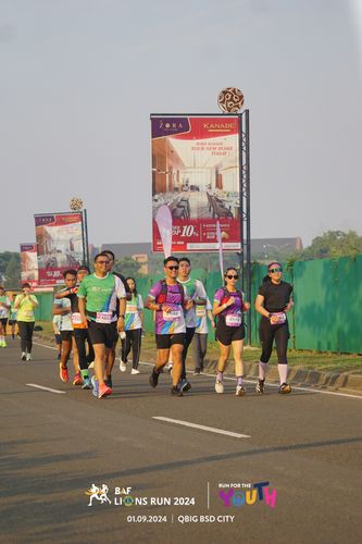 Race photo from BAF LIONS RUN 2024