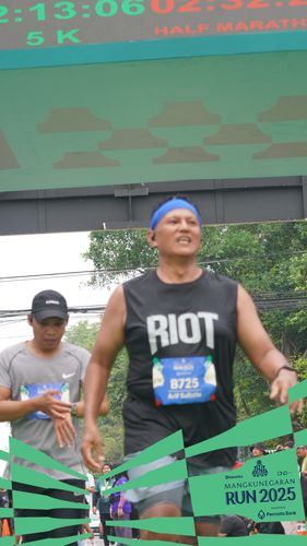 Race photo from Mangkunegaran Run 2025