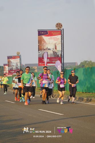 Race photo from BAF LIONS RUN 2024