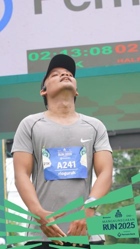Race photo from Mangkunegaran Run 2025