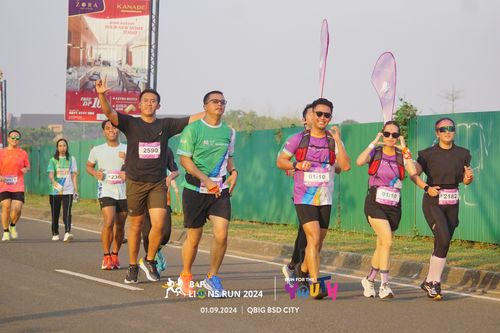 Race photo from BAF LIONS RUN 2024