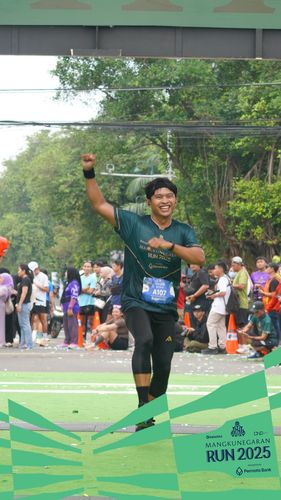 Race photo from Mangkunegaran Run 2025