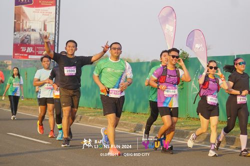 Race photo from BAF LIONS RUN 2024
