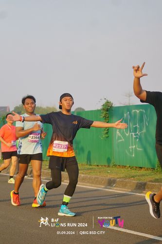 Race photo from BAF LIONS RUN 2024