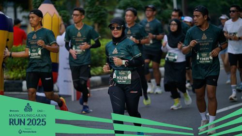 Race photo from Mangkunegaran Run 2025