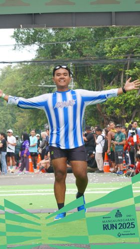 Race photo from Mangkunegaran Run 2025