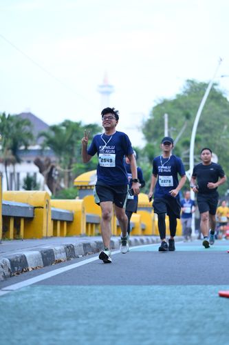 Race photo from KEMLU RUN 2025