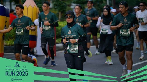 Race photo from Mangkunegaran Run 2025