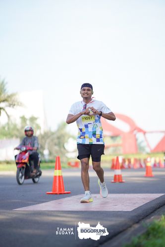 Race photo from Taman Budaya x BOGORUN 2025