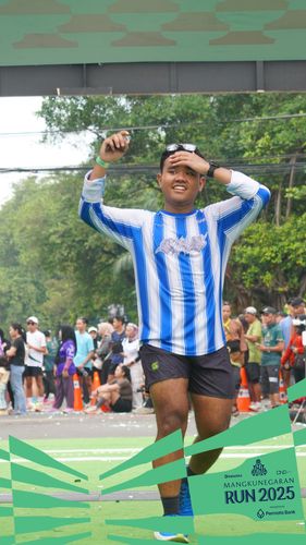 Race photo from Mangkunegaran Run 2025