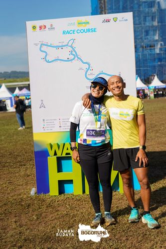 Race photo from Taman Budaya x BOGORUN 2025