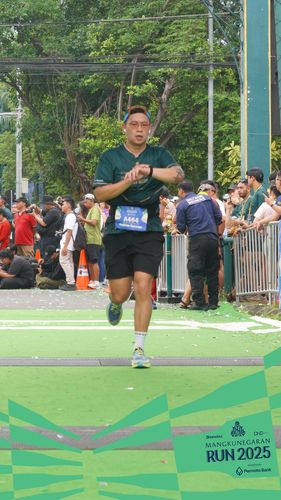 Race photo from Mangkunegaran Run 2025