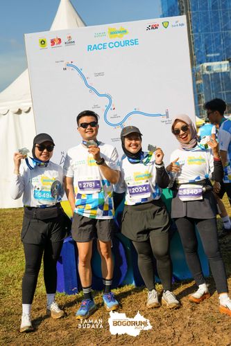 Race photo from Taman Budaya x BOGORUN 2025