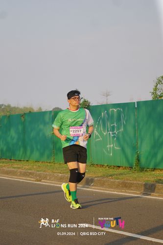 Race photo from BAF LIONS RUN 2024