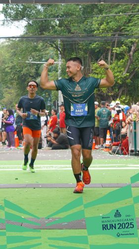 Race photo from Mangkunegaran Run 2025