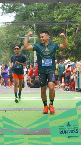 Race photo from Mangkunegaran Run 2025