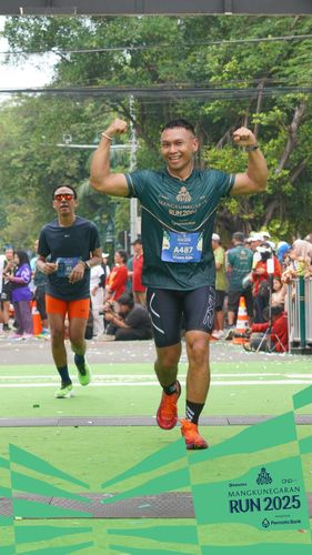 Race photo from Mangkunegaran Run 2025