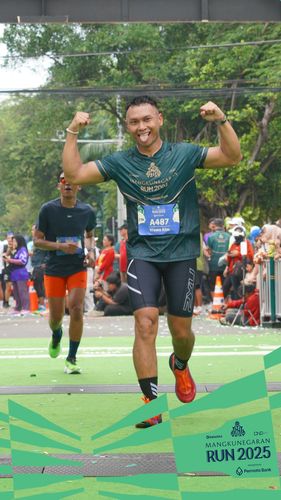 Race photo from Mangkunegaran Run 2025