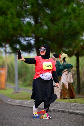 Race photo from CISANGKAN KBP CITY RUN 2025