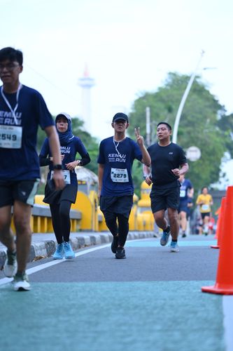 Race photo from KEMLU RUN 2025