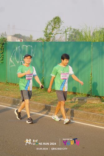 Race photo from BAF LIONS RUN 2024