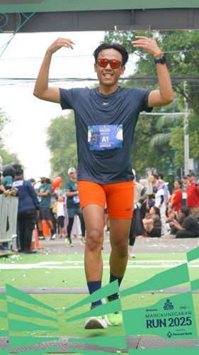 Race photo from Mangkunegaran Run 2025