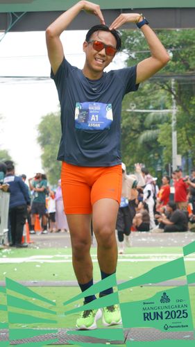 Race photo from Mangkunegaran Run 2025