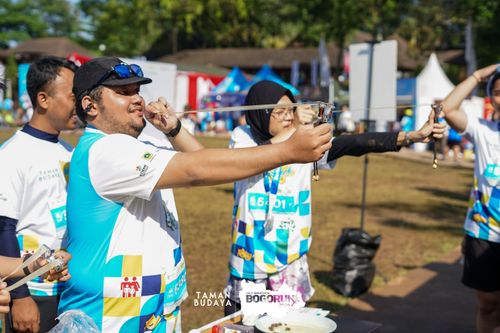 Race photo from Taman Budaya x BOGORUN 2025