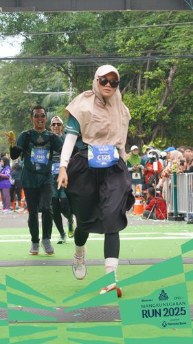 Race photo from Mangkunegaran Run 2025