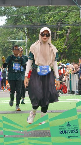 Race photo from Mangkunegaran Run 2025
