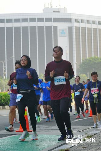 Race photo from Nu Skin Run 10K